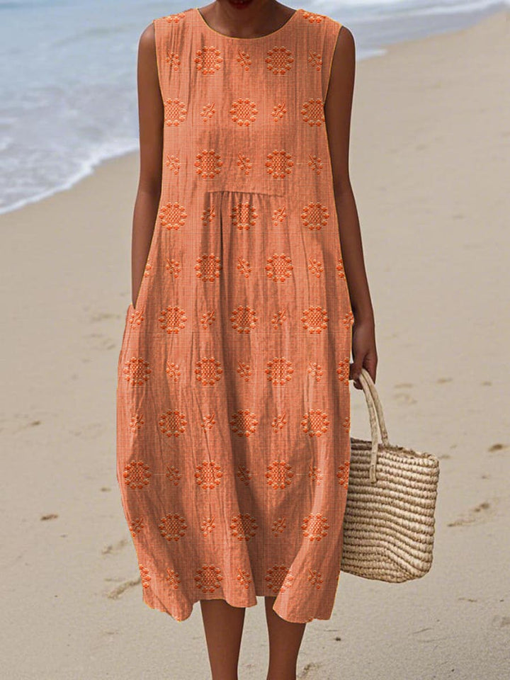 Zaylee | Fashionable Vintage Dress with Floral Details