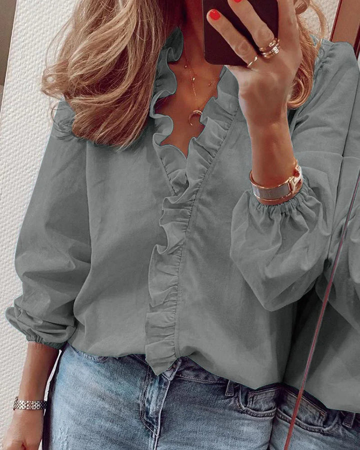 April | Timeless Long Sleeve Shirt for Everyday