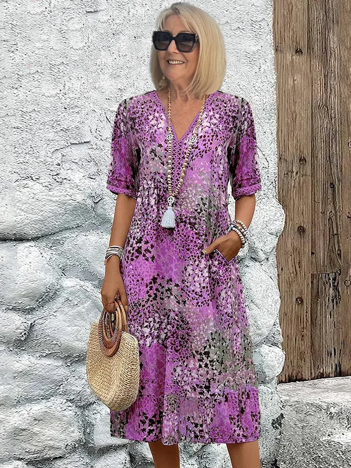 Celestia | Feminine Mid-Length Dress