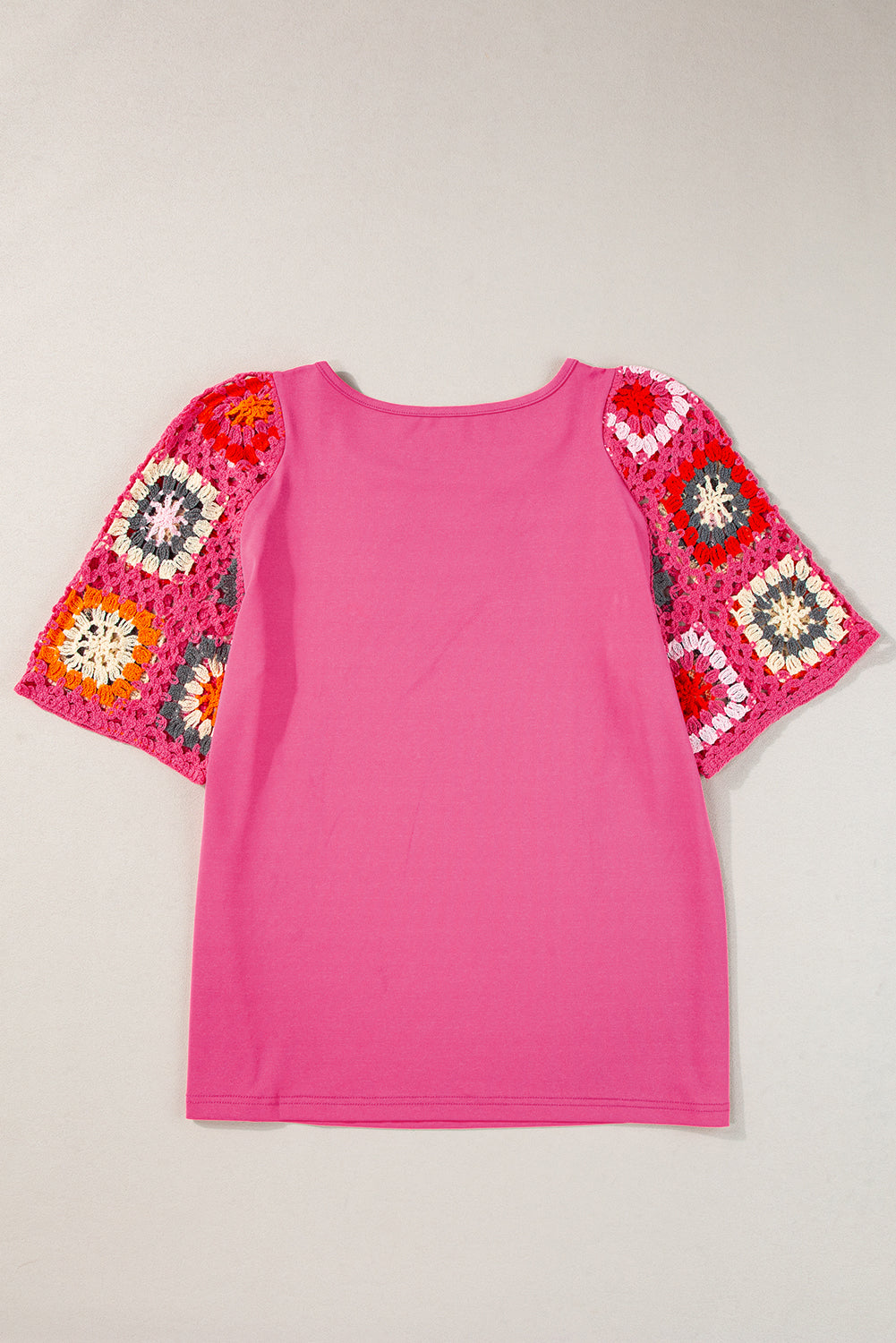Meribeth | Crochet Top with Floral Pattern