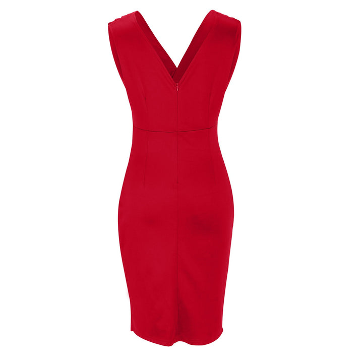Bretta | Stylish Dress with V-Neck and Sexy Side Slit