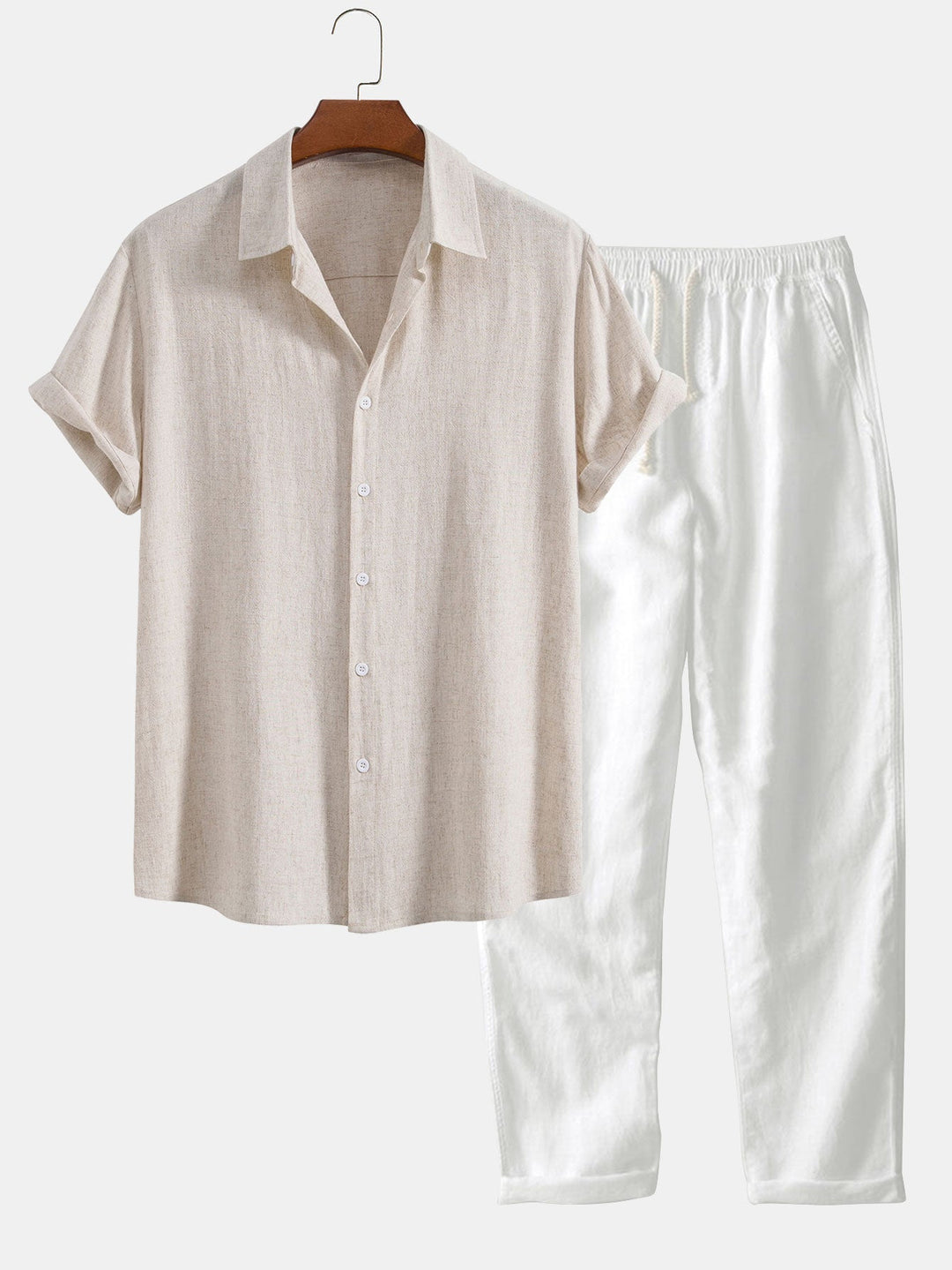 Men’s Summer Set – Lightweight Shirt & Relaxed Pants