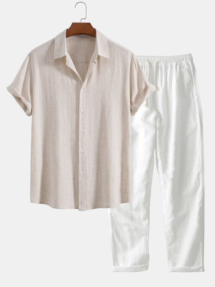 Men’s Summer Set – Lightweight Shirt & Relaxed Pants
