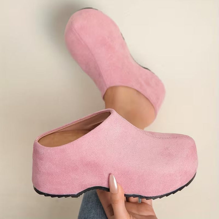 Veloura | Modern Comfort Slide Sandal Made of Soft Suede Leather