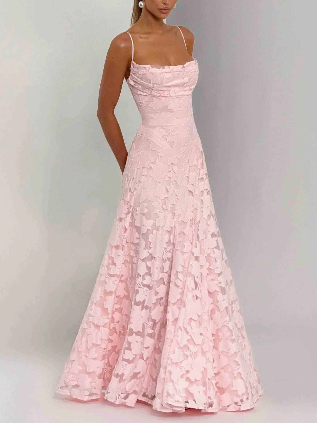 Rosa | Maxi Dress with Lace Detail