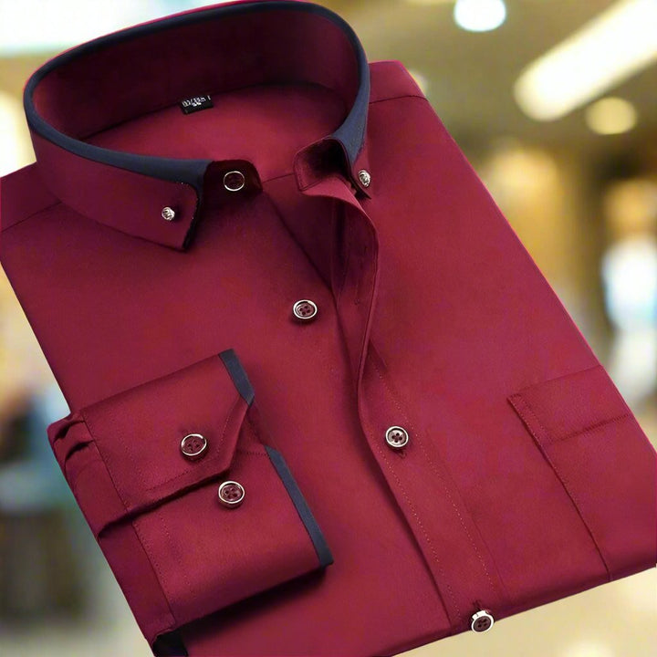 Adalbert | Classic Long Sleeve Cotton Shirt
