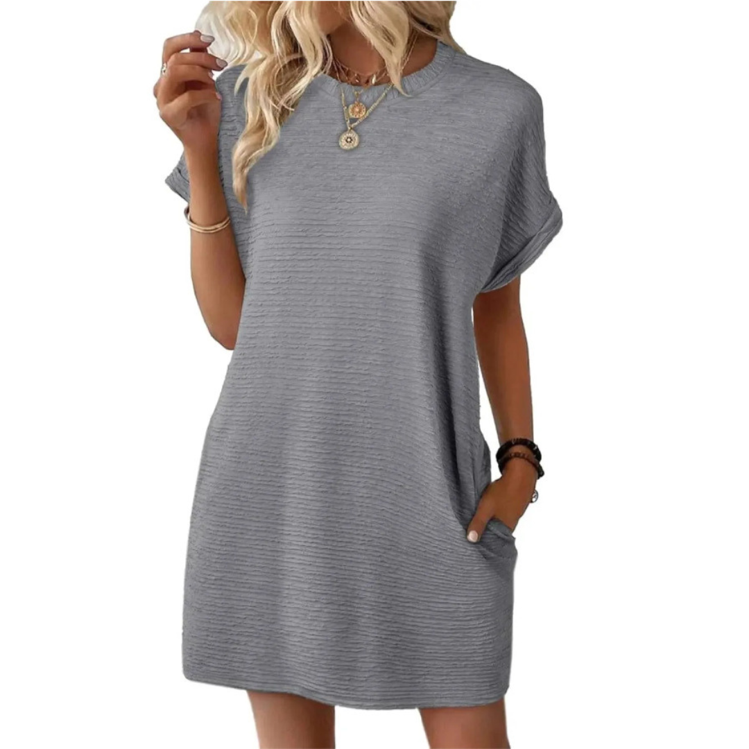 Eva | Casual Round Neck Summer Dress