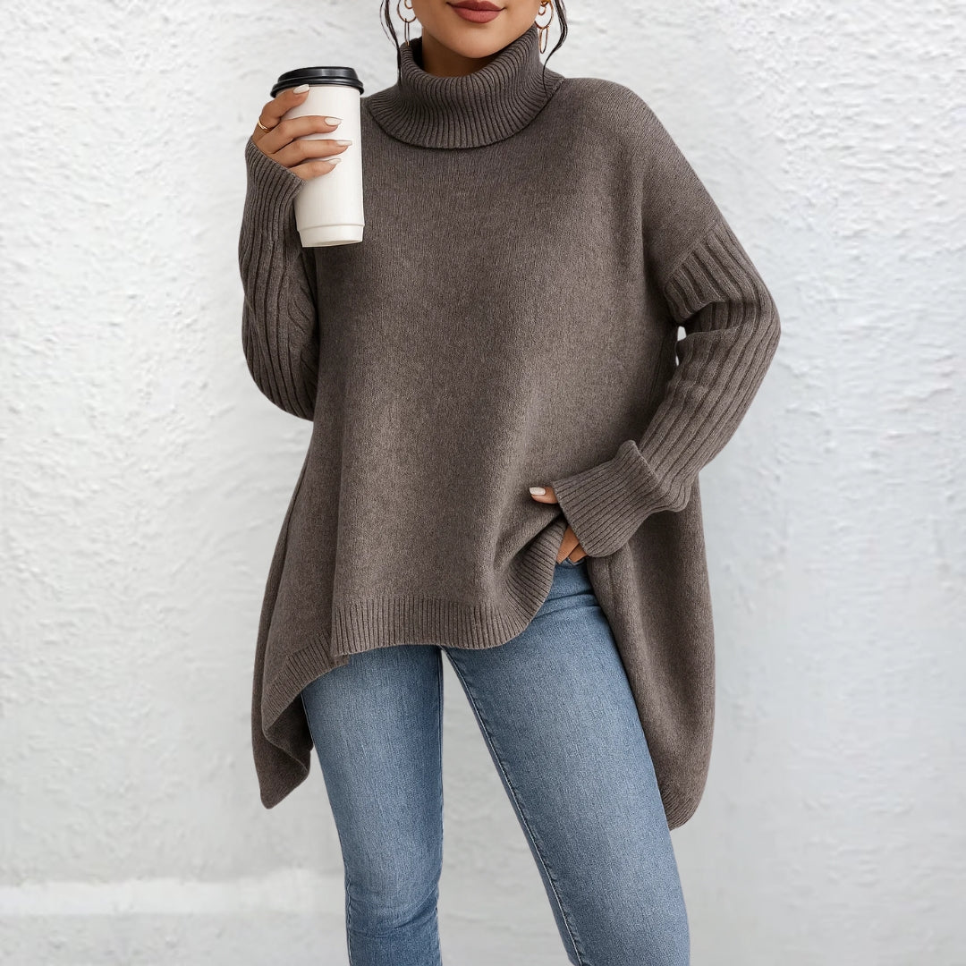 Women's Sweaters | Loose-Fit Turtleneck Sweater