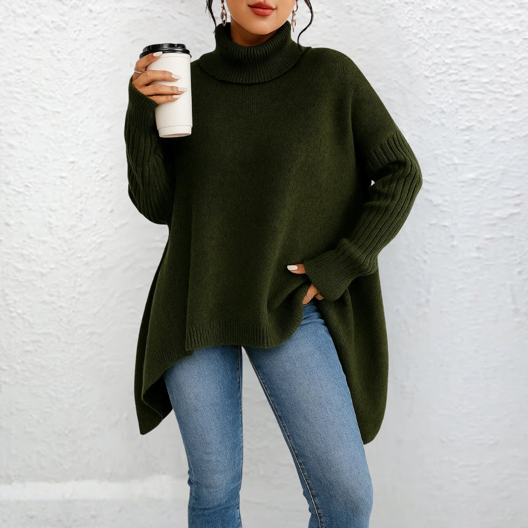 Women's Sweaters | Loose-Fit Turtleneck Sweater