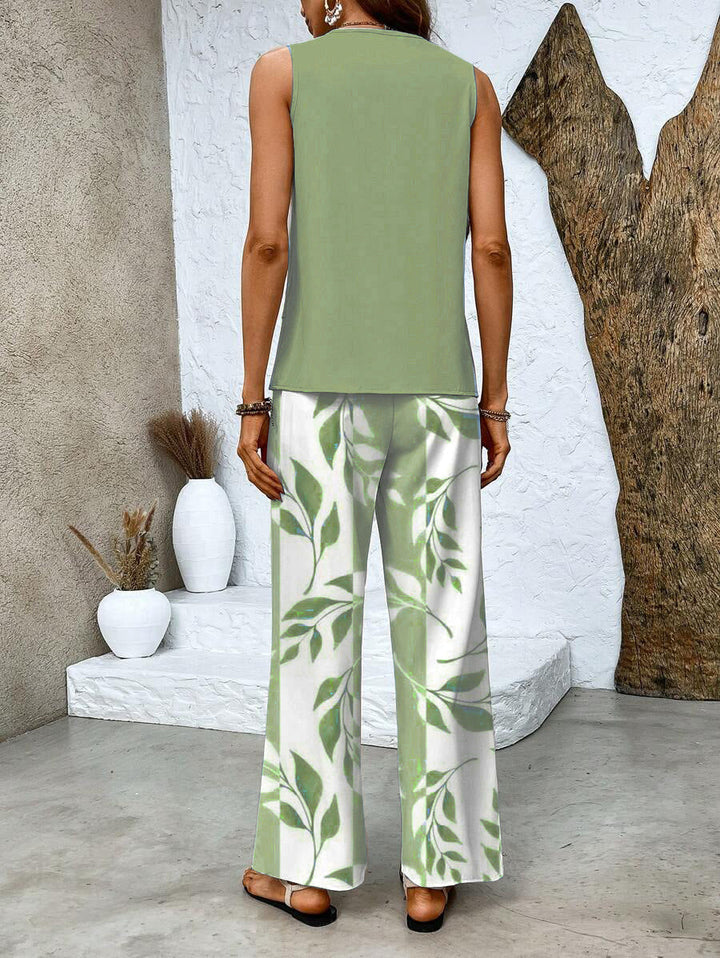 Ratchel | Stylish Women's Set with Printed Top and Matching Pants
