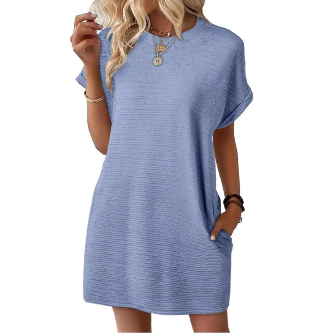 Eva | Casual Round Neck Summer Dress
