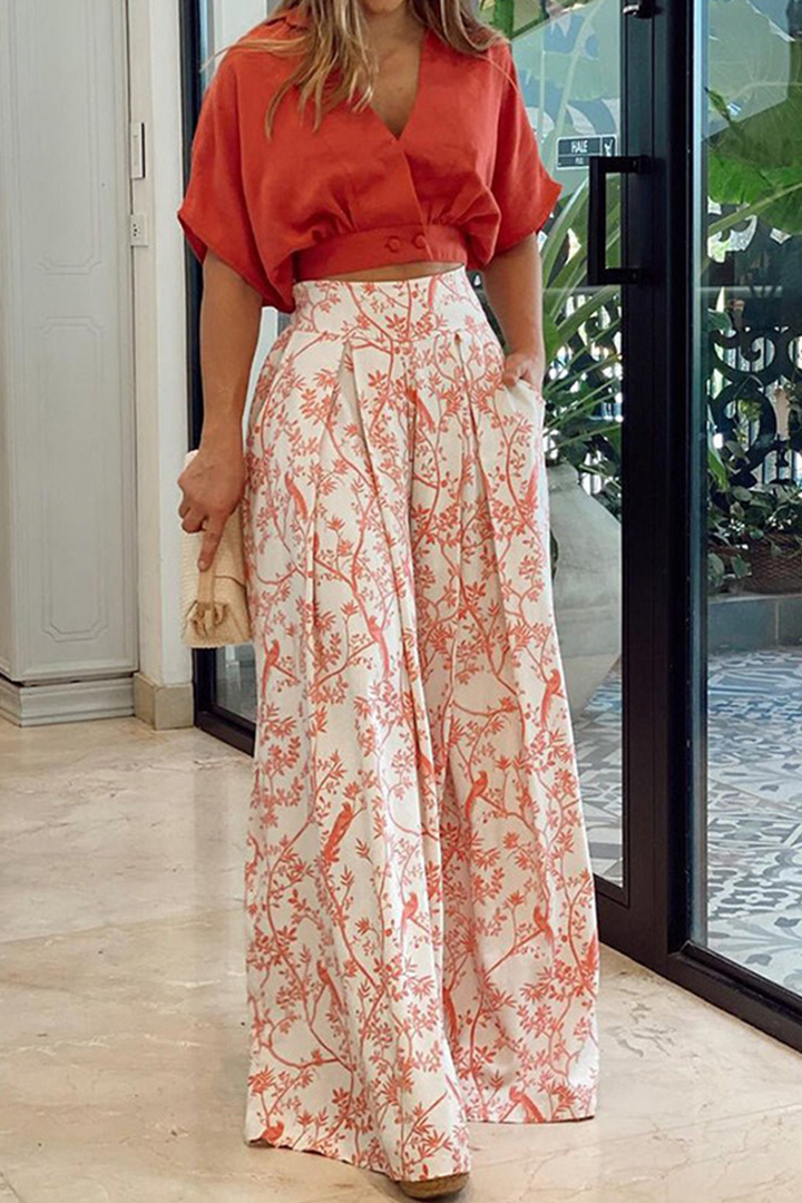 Women’s Elegant Wrap Style Midi Dress