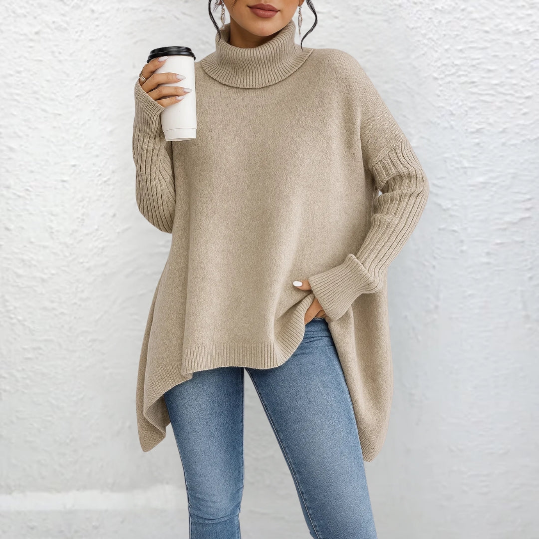 Women's Sweaters | Loose-Fit Turtleneck Sweater