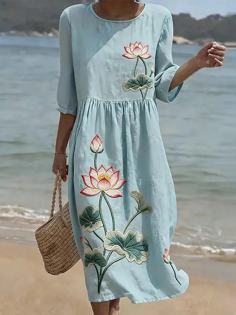 Rachel - Elegant Floral Dress