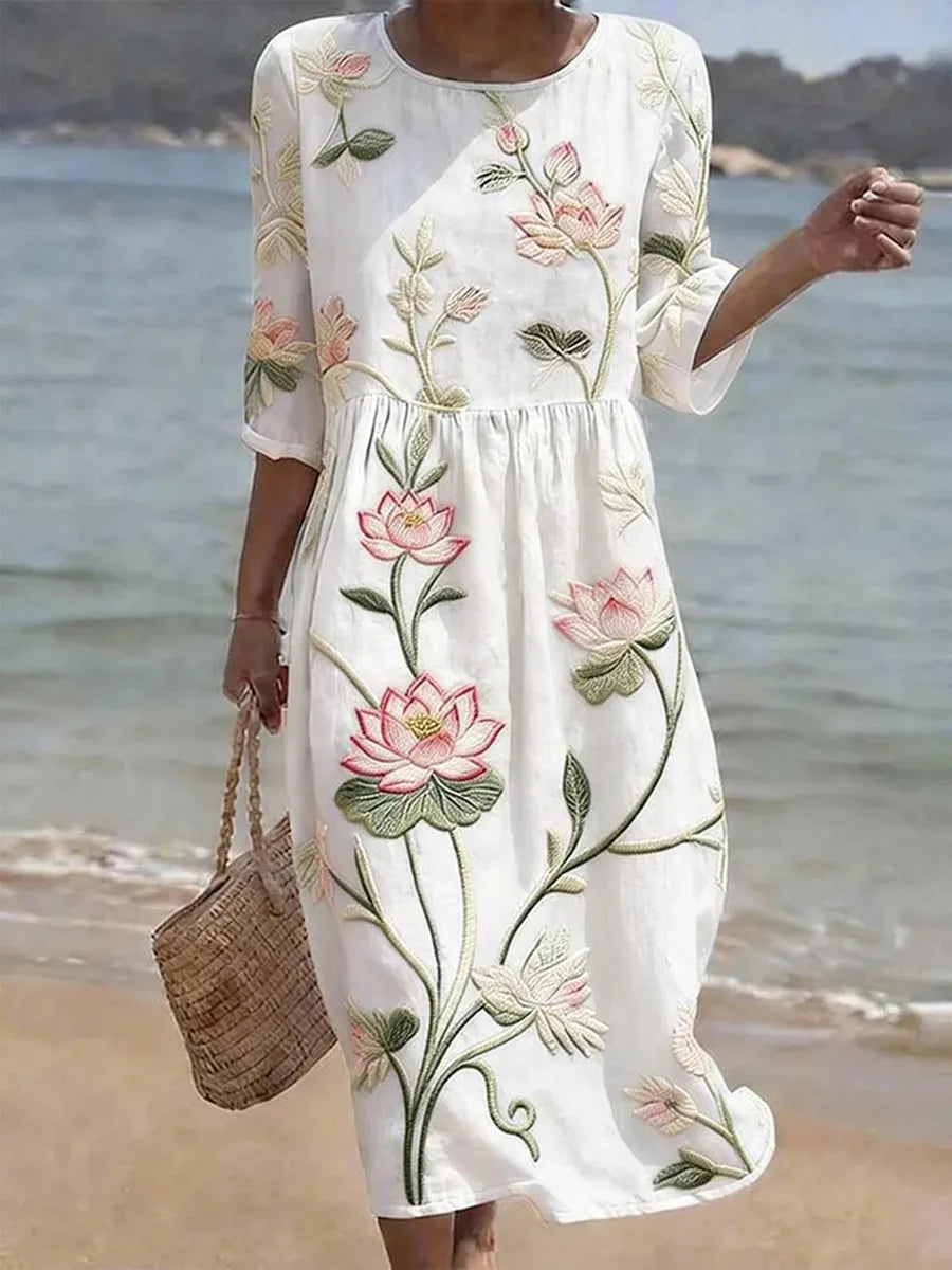 Kayla - Elegant Floral Dress