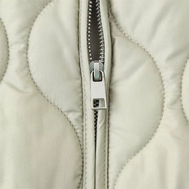 Women's Quilted Jacket | Lightweight Short Jacket with Pockets