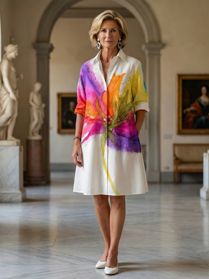 Veloura | Relaxed Floral Dress