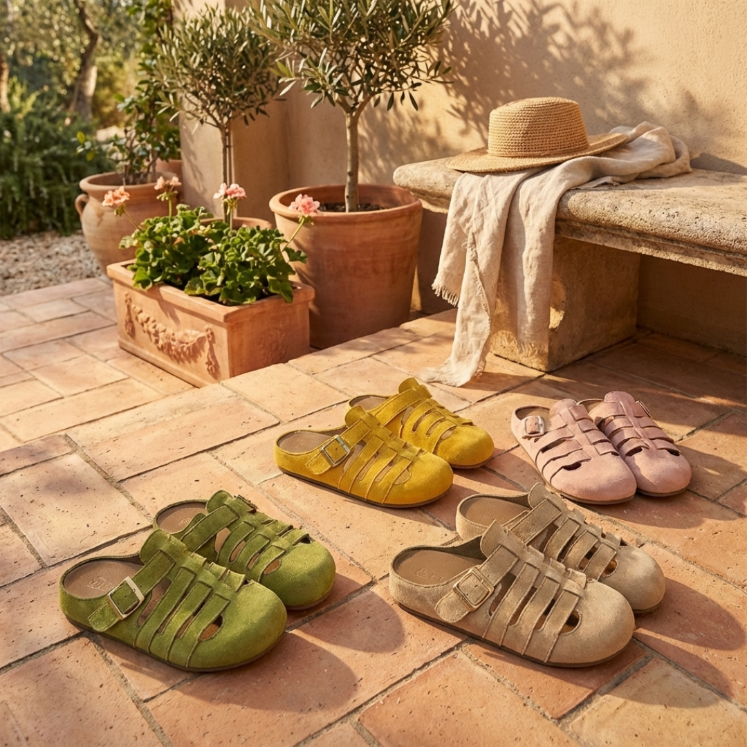 Nathalie | Cozy Slip-On Mules Sandals