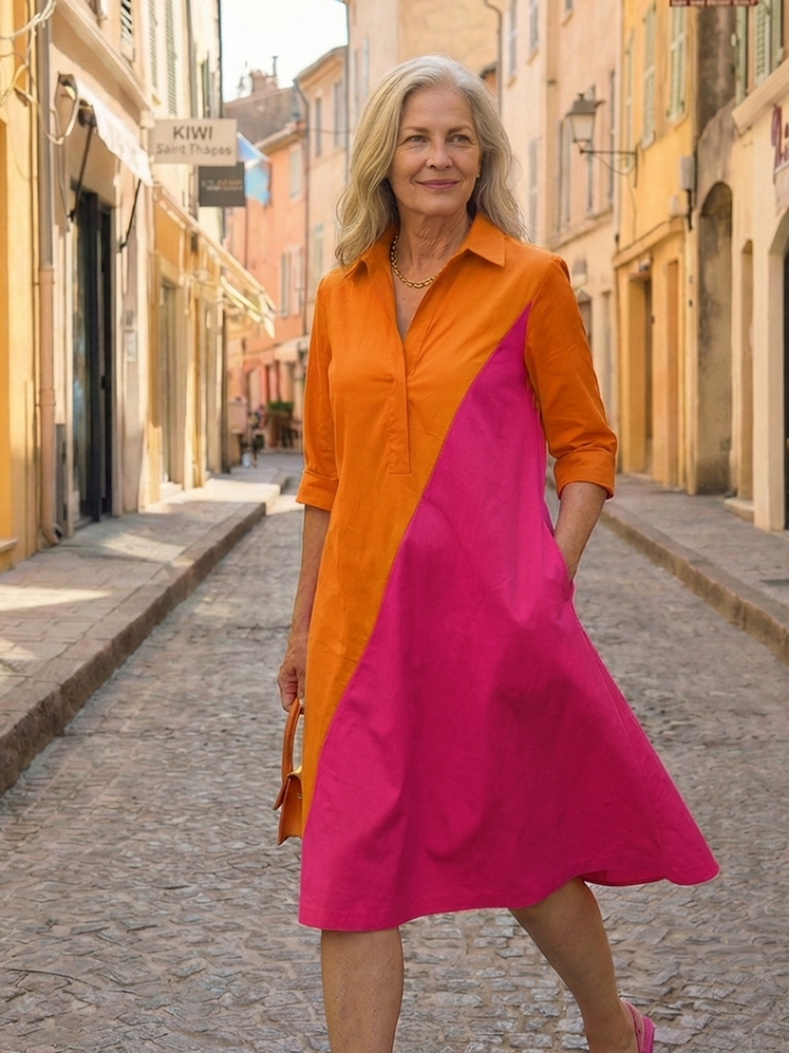 Celeste | Relaxed Button Dress