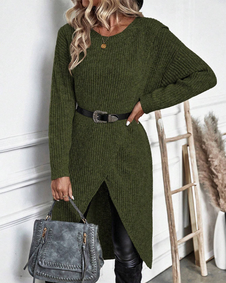 Kiara™ | Long, Simple Knit Dress for Women