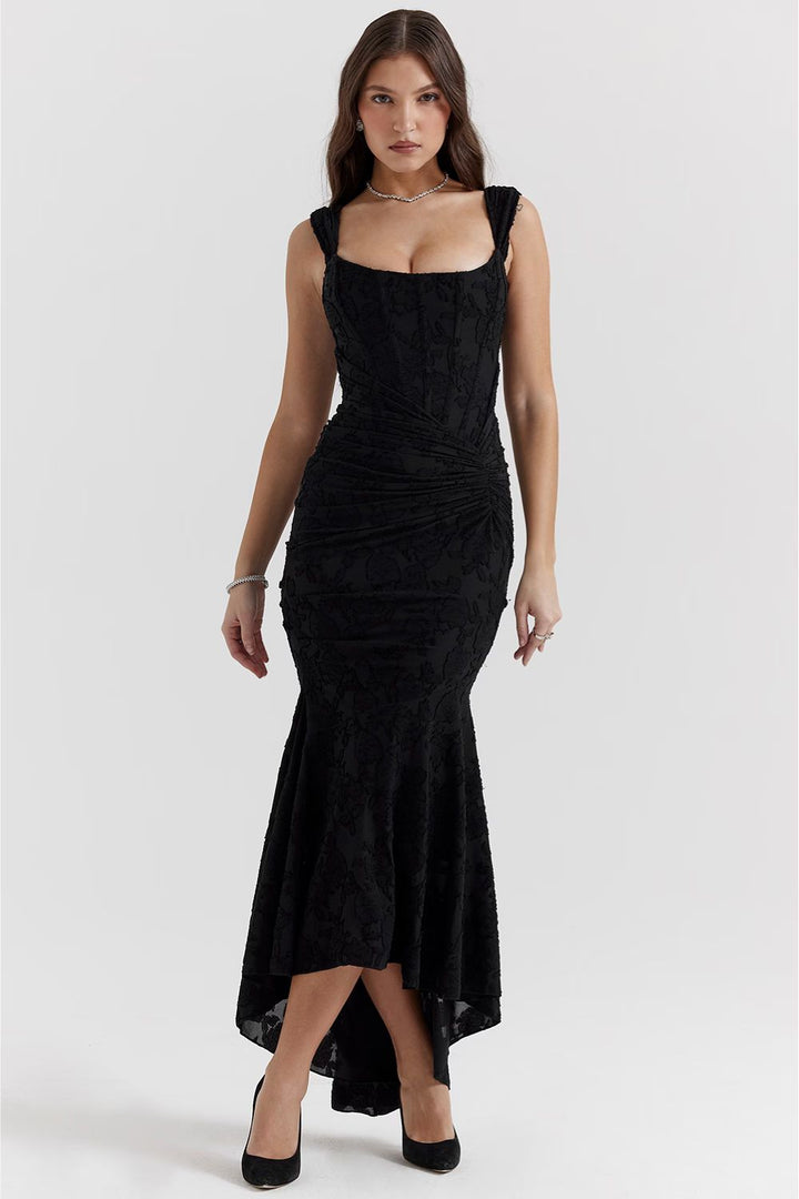 Selina | Enchanting Dress with Floral Elegance