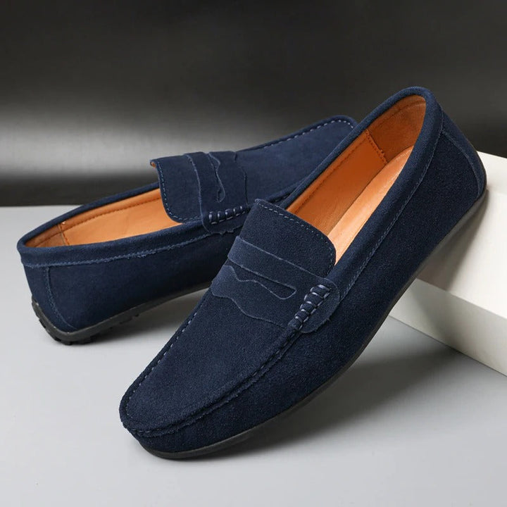 Men's Slip-On in Suede Look – Slip-On Comfort, Breathable & Perfect for Summer