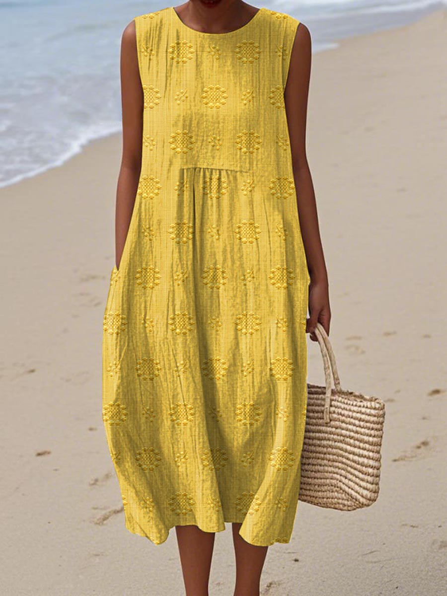 Zaylee | Fashionable Vintage Dress with Floral Details