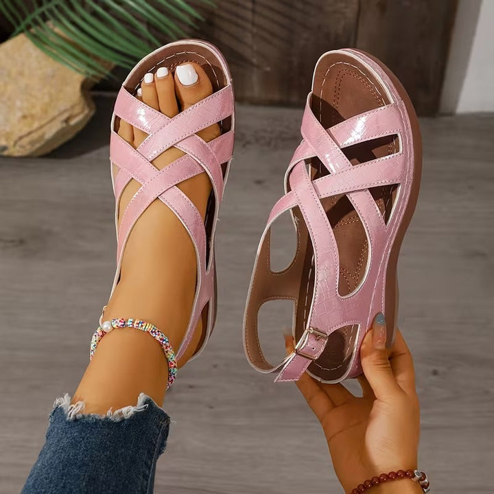 Jeana | Orthopedic Comfort Sandals with Cross Straps