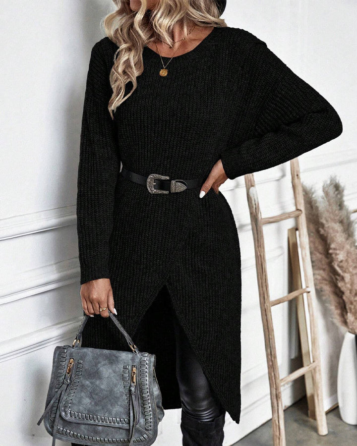 Kiara™ | Long, Simple Knit Dress for Women