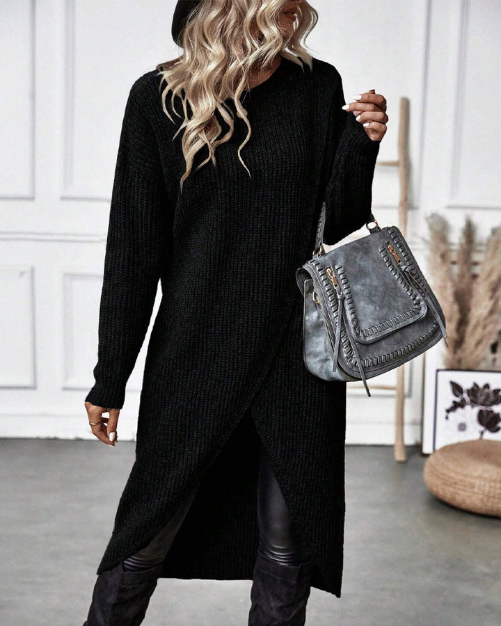 Kiara™ | Long, Simple Knit Dress for Women