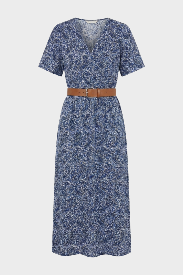 Daisy | Women's Boho Printed Short Sleeve Maxi Dress