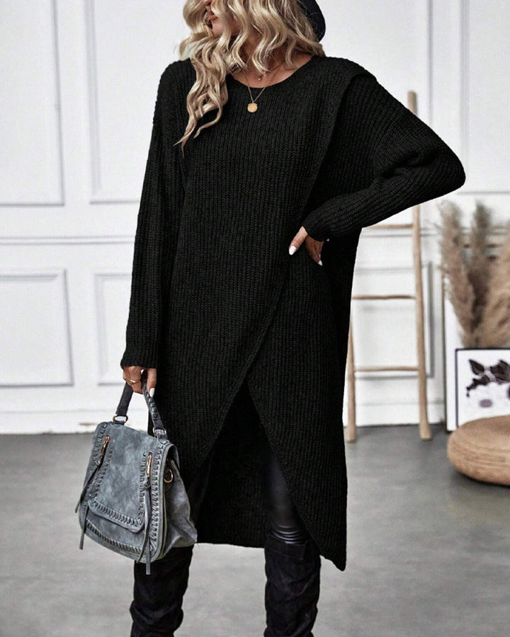 Kiara™ | Long, Simple Knit Dress for Women