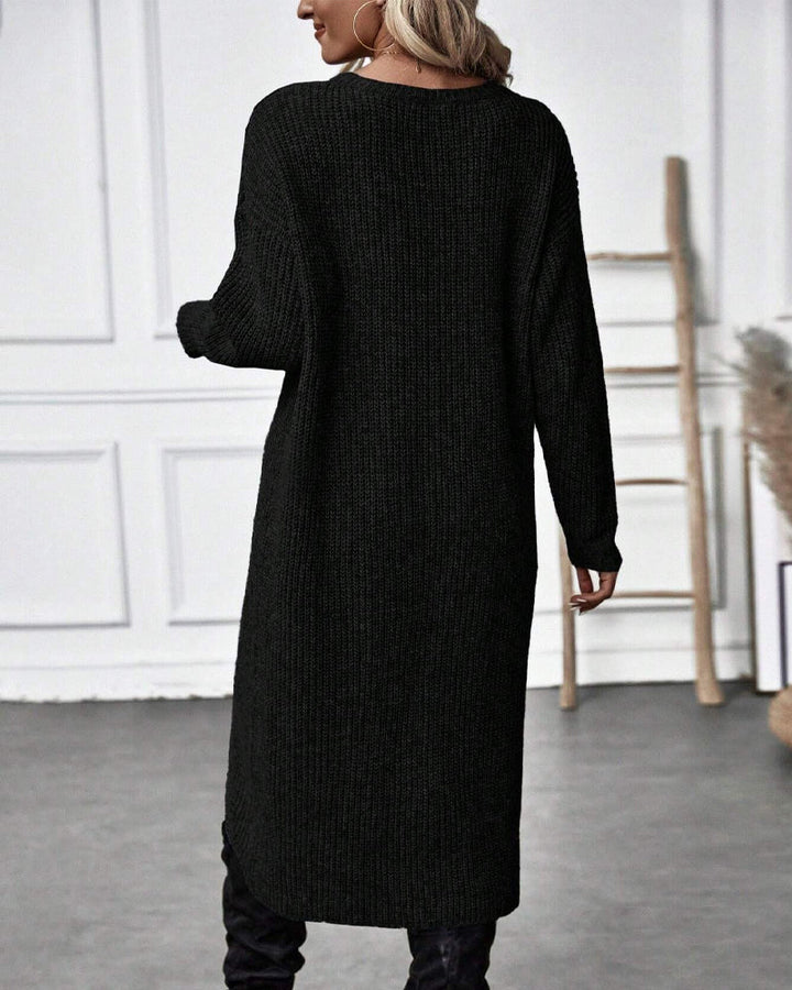 Kiara™ | Long, Simple Knit Dress for Women
