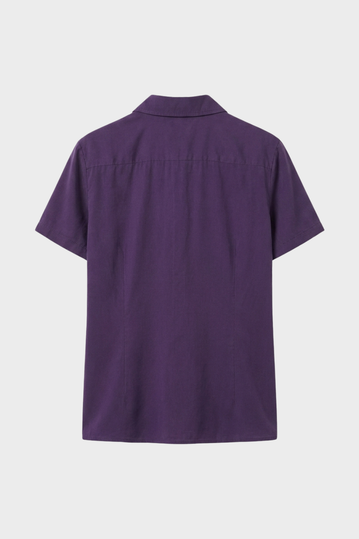 Morgan | Women’s Short Sleeve Button Up Casual Shirt