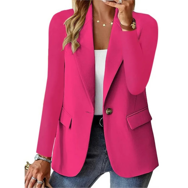 Women’s Elegant Single-Button Blazer