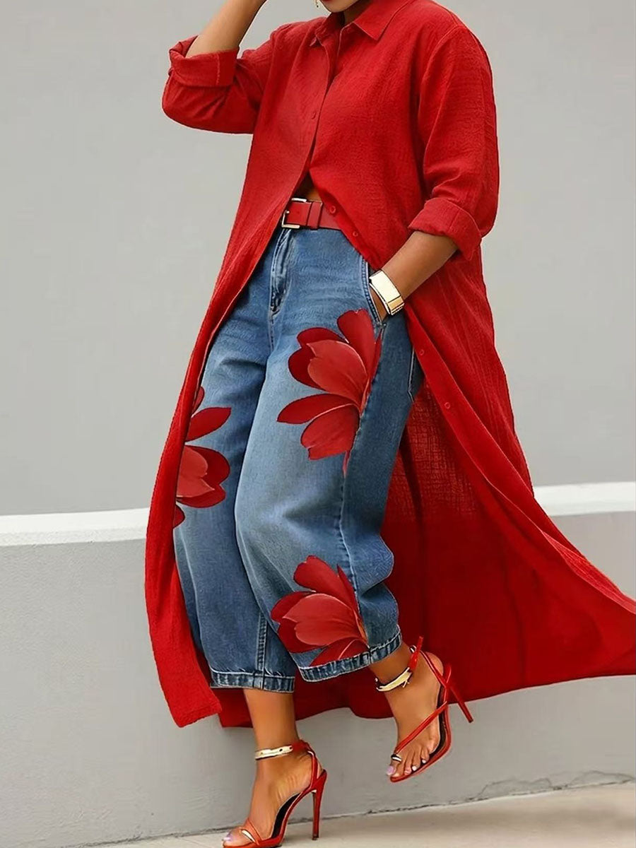 Beatrix | Elegant Loose Fit Jeans