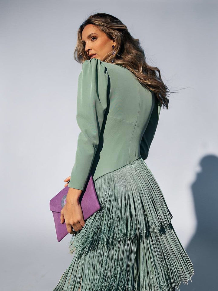 Sofia | Elegant Fringe Dress