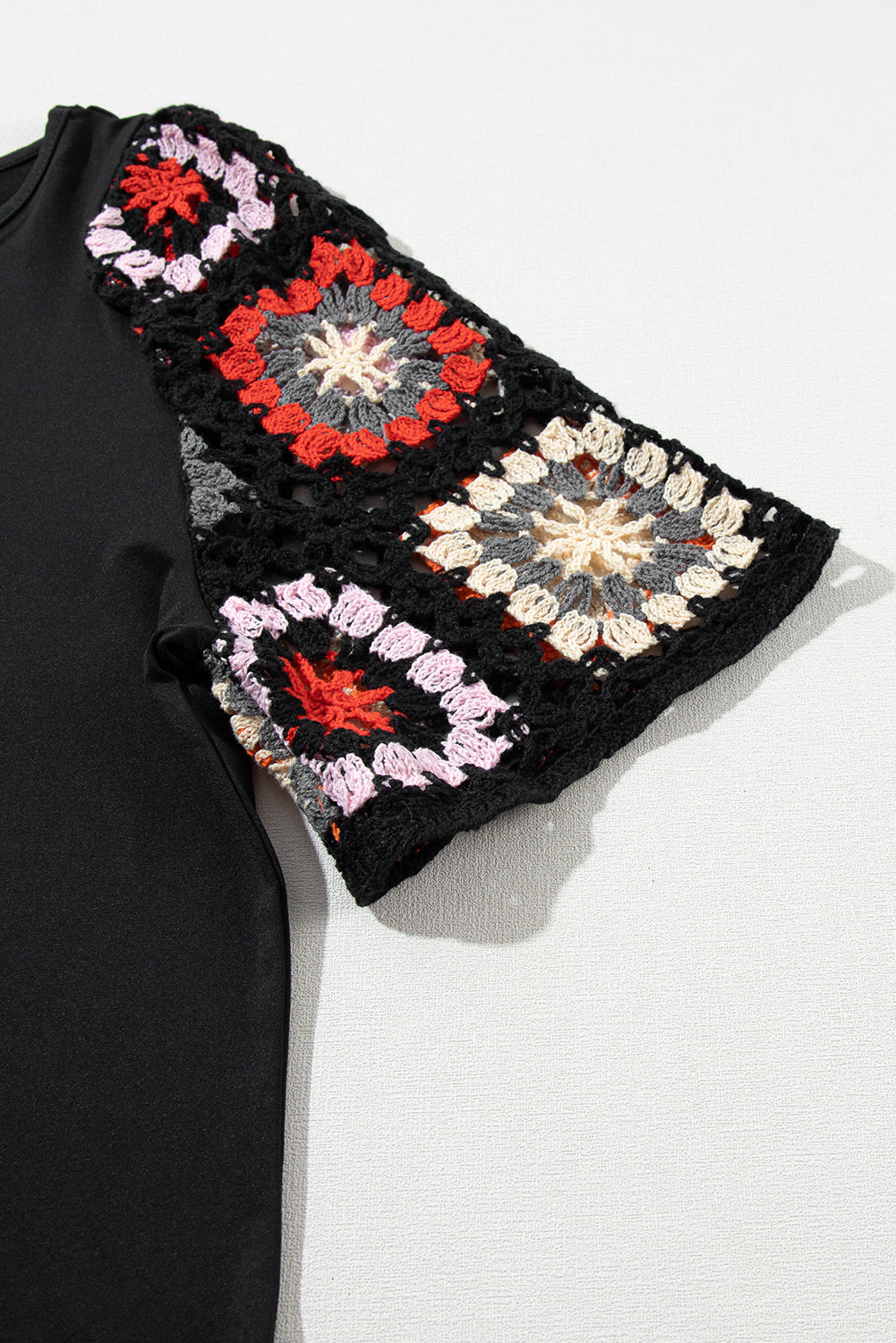 Meribeth | Crochet Top with Floral Pattern