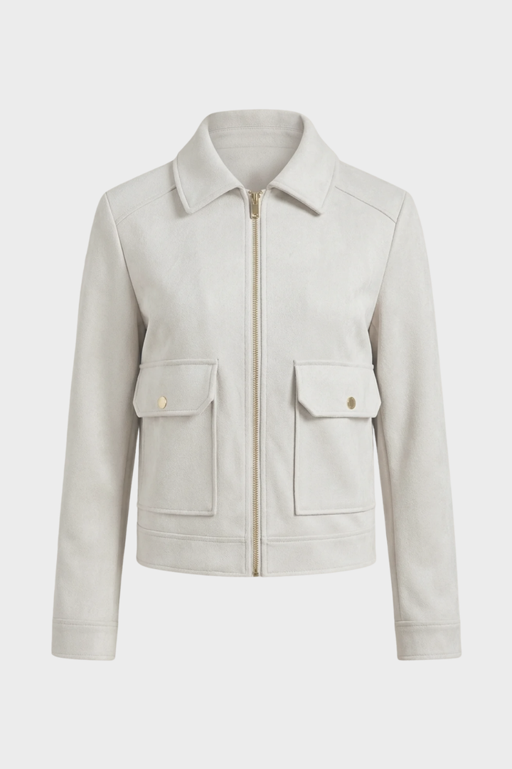 Blair | Women's Cropped Zip Up Bomber Jacket