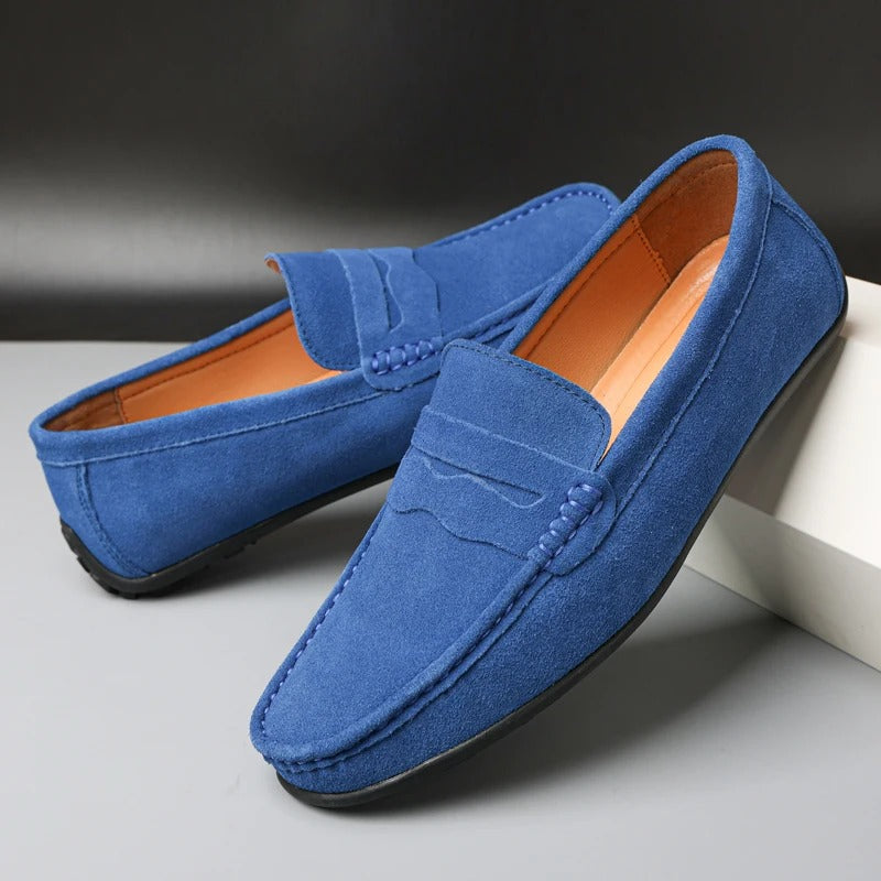 Men's Slip-On in Suede Look – Slip-On Comfort, Breathable & Perfect for Summer