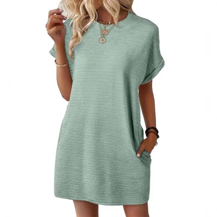 Eva | Casual Round Neck Summer Dress