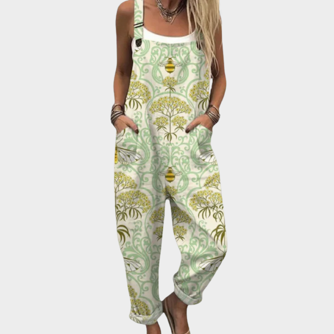 Comfortable Overalls with Print