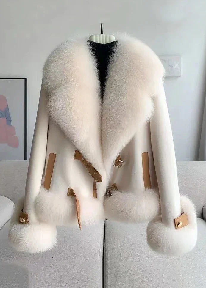 Women's Jacket | with Fur Collar and Cuffs