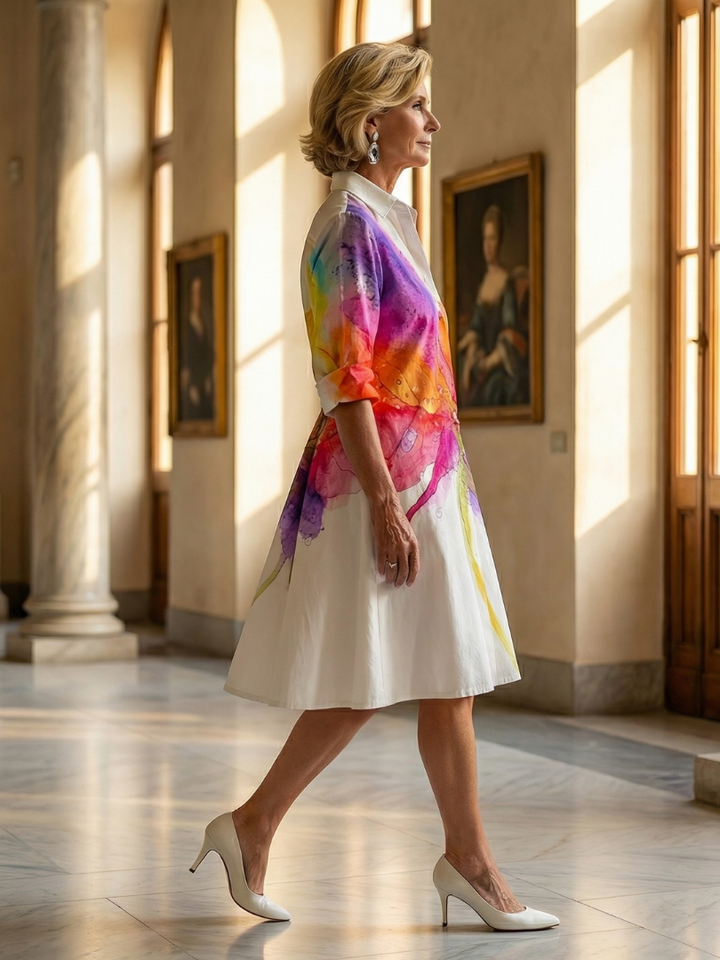 Veloura | Relaxed Floral Dress