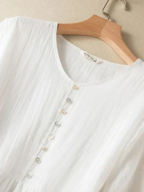 Women’s Elegant Button-Front Maxi Dress