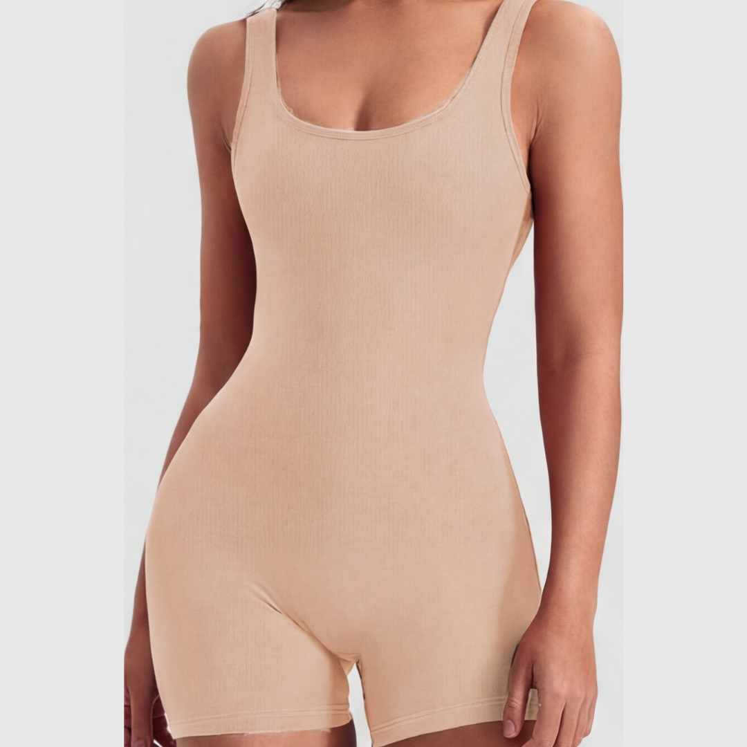 Women's Shaping Bodysuit with Slimming Straps