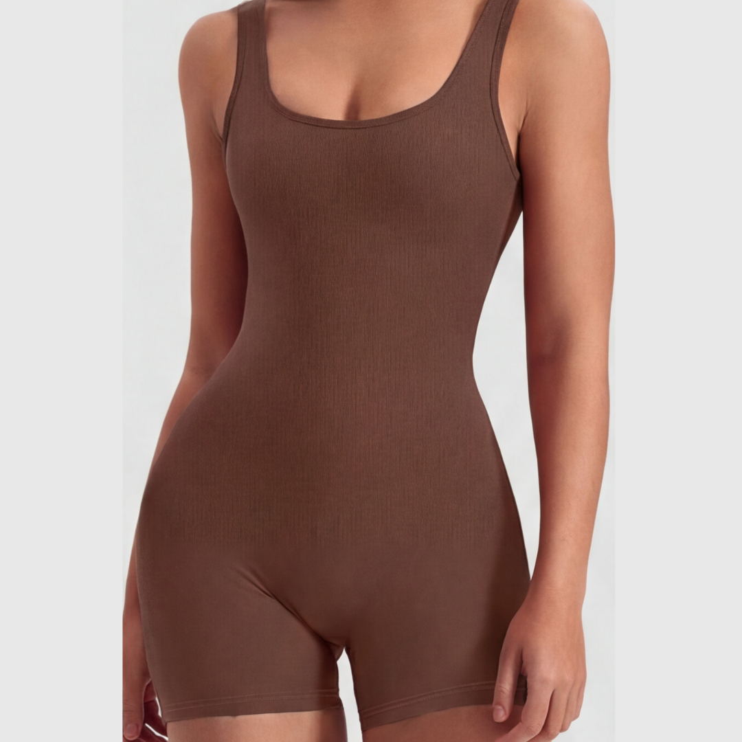 Women's Shaping Bodysuit with Slimming Straps