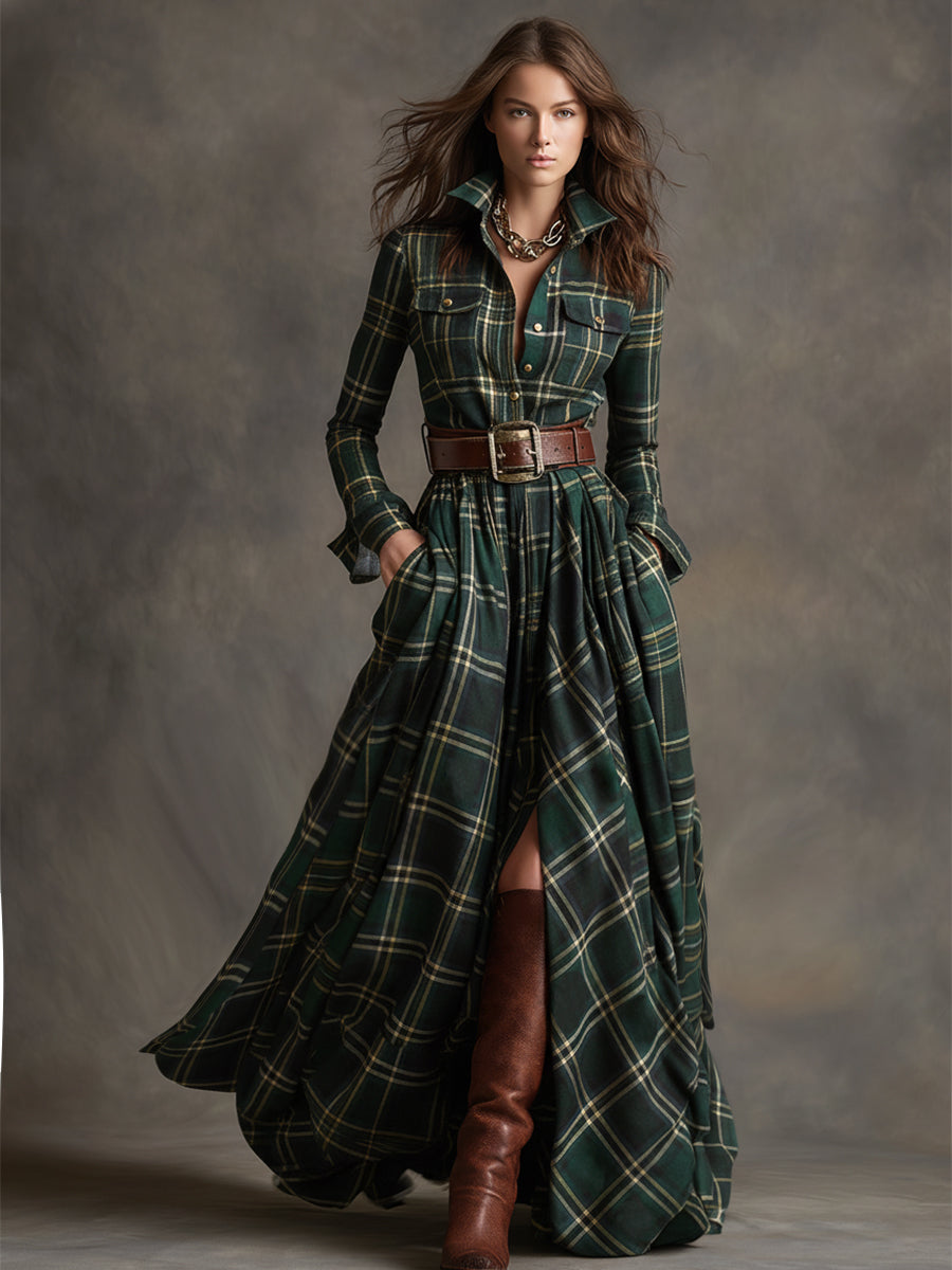 Hanna | Retro Maxi Dress