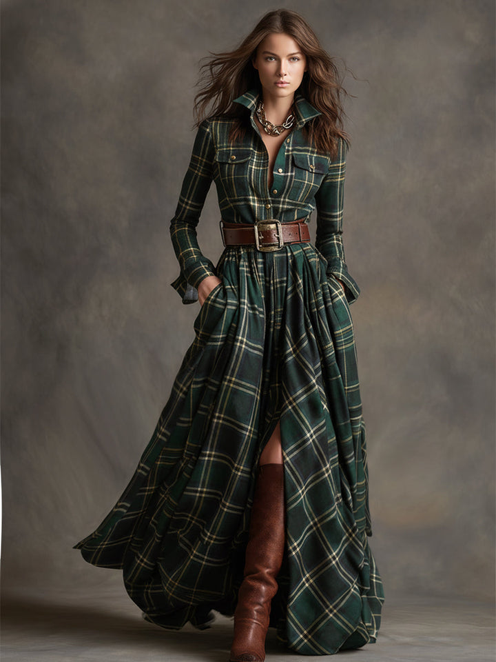 Hanna | Retro Maxi Dress