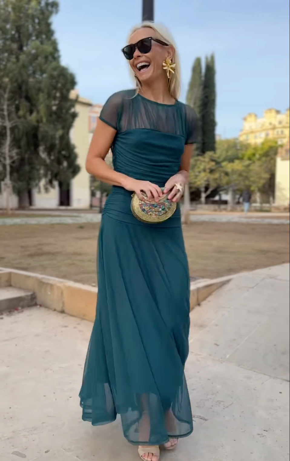 round neck chiffon dress Amazon.com: Ever-Pretty Women's Spring Elegant Round Neck Short Sleeve Chiffon Empire Waist Floor Length Formal Dresses Bridesmaid Dress Black US04 : Clothing, Shoes & Jewelry